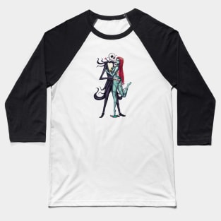 Jack and Sally Baseball T-Shirt